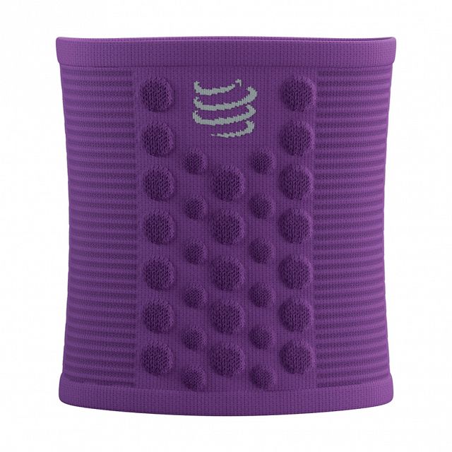 Compressport 3D Dots Sweatband Lilac / White